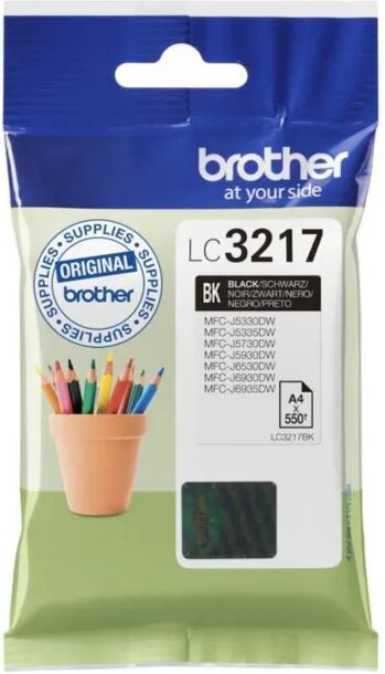 Brother LC3217BK Blekkpatron - Svart