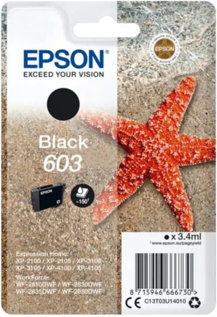 Epson T03U1 Blekkpatron - Svart