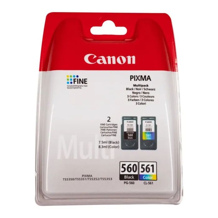 Canon PG-560 og PG-561 Blekkpatron 2-pk.