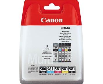 Canon PGI-580/CLI-581 BK/C/M/Y/K multipack