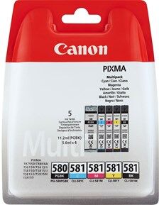 Canon PGI-580/CLI-581 BK/C/M/Y/K multipack