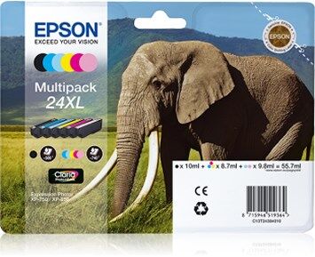 Epson Elephant Ink 24 XL Multipack