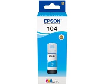 Epson T104 Cyan EcoTank ink