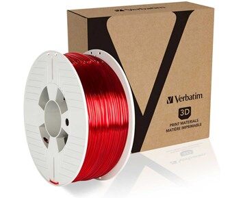 Verbatim PET-G 2.85mm 1kg Red Transparent