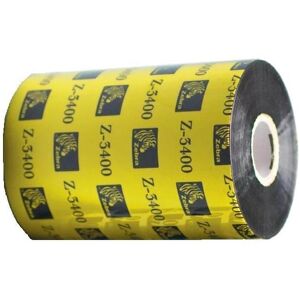 Termotransferband, Zebra 3400, Vax/harts (resin), 156 mm x 450 m Ø 25,4 mm (förp. 6 st)