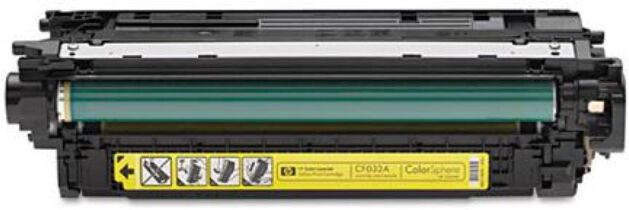 HP Kompatibel Till Hp Cf032a 646a Toner Gul Kompatibel 12500 Sidor