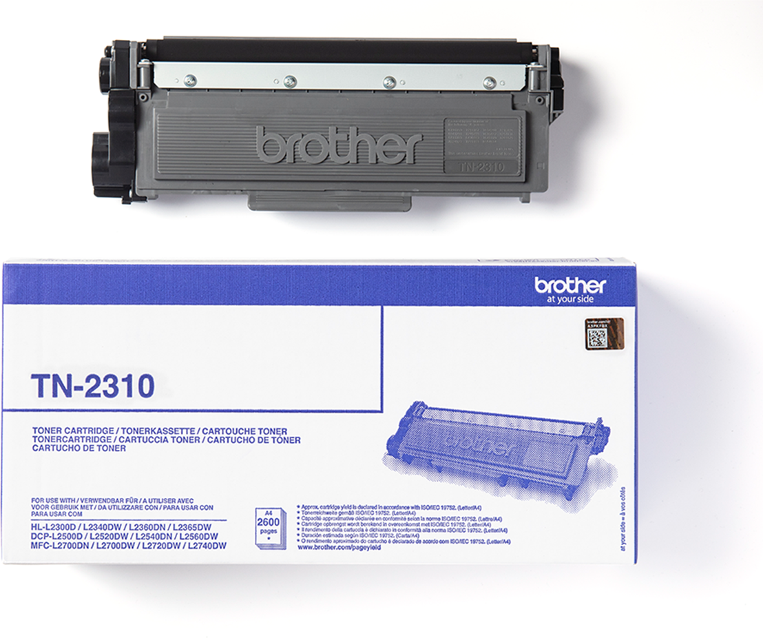 Brother Tn2310 Bk Svart Laser Toner, Original