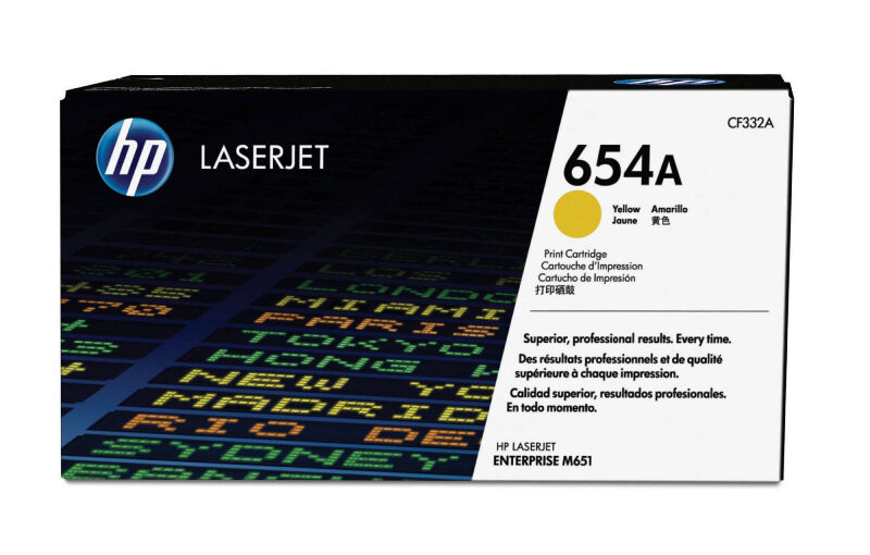 HP 654a Y Original Toner (15000 Sidor)