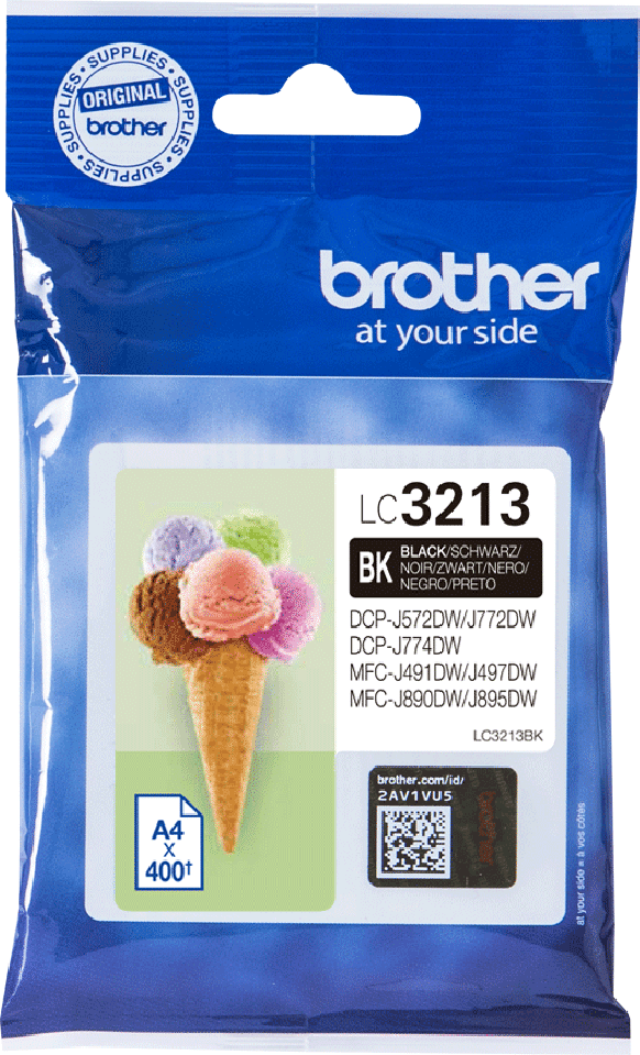 Brother Lc3213bk Original Bläckpatron -8 Ml