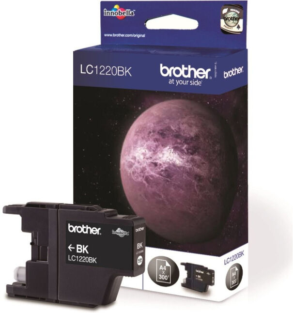 Brother Lc 1220 Bk Original Bläckpatron (6 Ml)