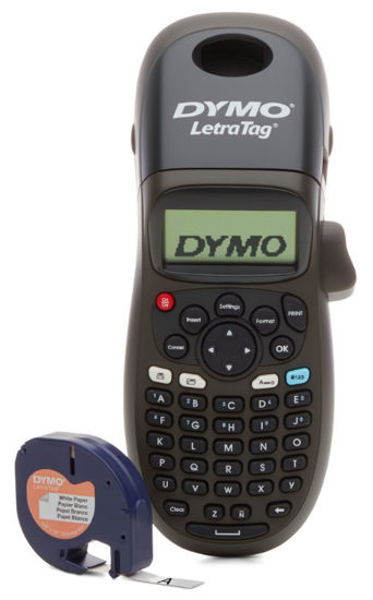 Dymo Letratag 100h Svart