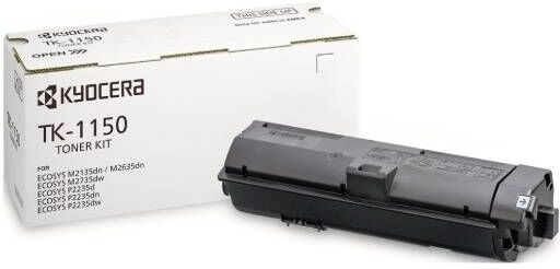 Kyocera Tk-1150 Bk Original Lasertoner (3000 Sidor)