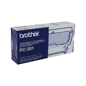 Brother PC-301 Thermal Fax Ribbon (Yield 235 Pages) Black