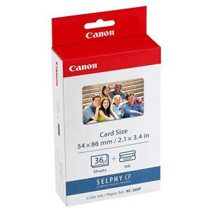 Canon KC-36IP Colour Ink and Credit Card Size Paper Set - 36 Sheets