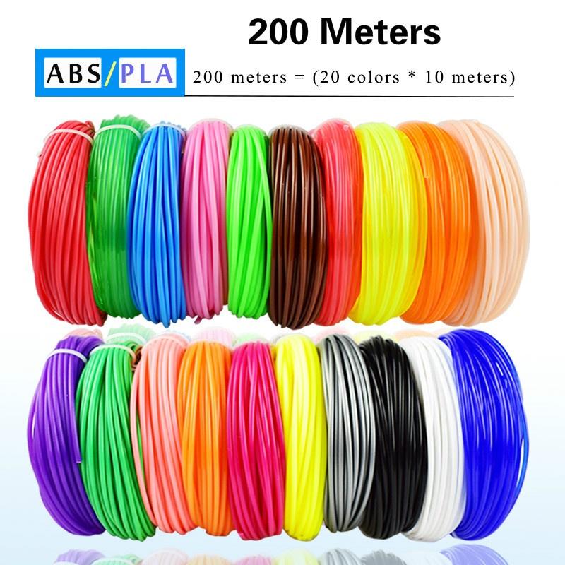 30 colors refilling PLA ABS 3D Pen Filament - 16.4Ft PLA Filament Refills  1.75mm