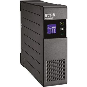 Eaton USV Ellipse PRO 1600 DIN Line Interactive USV ELP1600DIN 1600VA (8 IEC Ausgänge) Spannungsregelung (AVR) USV mit Display und USB-Schnittstelle (inkl. USB-Kabel)