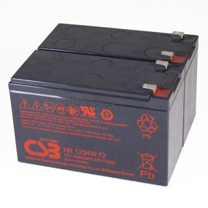 CSB - 2x HR1234W - APC-RBC33 - 12 Volt 8400mAh Pb