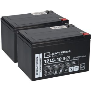 Q-Batteries Ersatzakku kompatibel f. APC RBC6 APC Smart UPS 700/1000/1500 & Back UPS Pro 1000 QB