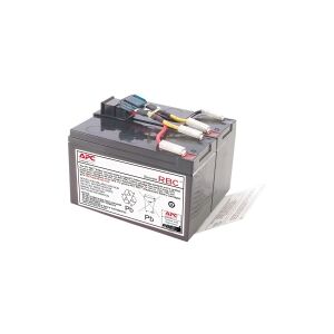 APC Replacement Battery Cartridge #48 - UPS-batteri - 1 x batteri - Blysyre - for P/N: SMT750, SMT750C, SMT750I, SMT750TW, SMT750US, SUA750ICH, SUA750ICH-45, SUA750-TW