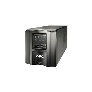 APC Smart-UPS SMT750IC - UPS - AC 220/230/240 V - 500 Watt - 750 VA - RS-232, USB - output-stikforbindelser: 6 - sort - med APC SmartConnect
