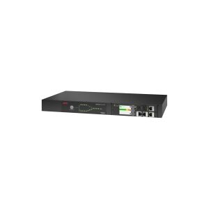 APC NetShelter - Automatisk transferkontakt (rackversion) - AC 207-253 V - 3700 VA - 1-faset - USB, Ethernet 10/100/1000 - output-stikforbindelser: 9 - 1U - 2.44 m ledning - sort