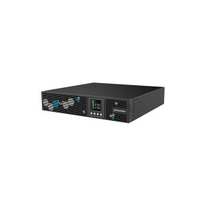 BlueWalker PowerWalker VI 1000 RLP - UPS (rackversion) - AC 165-290 V - 900 Watt - 1000 VA - 1-faset - 9 At - RS-232, USB - output-stikforbindelser: 8 - 2U