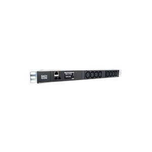 Bachmann BlueNet BN2000 - Strømfordelingsenhed (rackversion) - AC 230 V - 3700 VA - Ethernet 10/100 - output-stikforbindelser: 8 (power IEC 60320 C13) - 1U