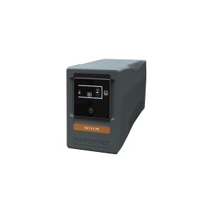Socomec Netys PE 850 - UPS - AC 230 V - 480 Watt - 850 VA - USB - output-stikforbindelser: 4