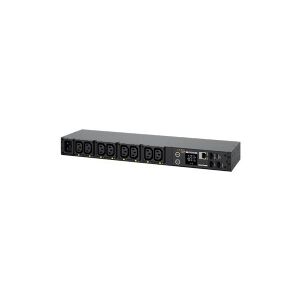 CyberPower Systems CyberPower Switched Series PDU41005 - Strømfordelingsenhed (rackversion) - AC 100-240 V - 1-faset - Ethernet, serial - input: IEC 60320 C20 - output-stikforbindelser: 8 (power IEC 60320 C13) - 1U - 3.05 m ledning - sort