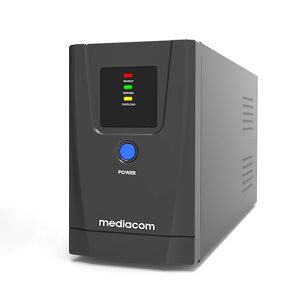Mediacom GRUPPO DI CONTINUITA' UPS 650VA BLACK M-UPS651N