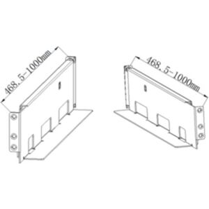 Elsist KIT 2 STAFFE DI SUPPORTO (EL-RAILKIT)