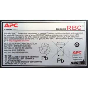 APC RBC4 batteria UPS Acido piombo (VRLA) (RBC4)