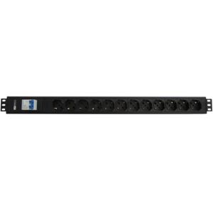 WP Europe WP WPN-PDU-I02-12 unità di distribuzione dell'energia (PDU) 12 presa(e) AC 1.5U Nero (WPN-PDU-I02-12)