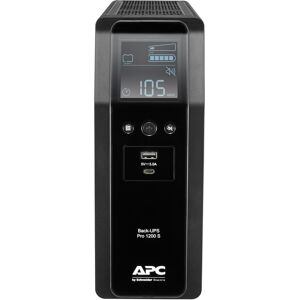 APC BACK UPS PRO BR 1200VA gruppo di continuità (UPS) A linea interattiva 1,2 kVA 720 W 8 presa(e) AC [BR1200SI]