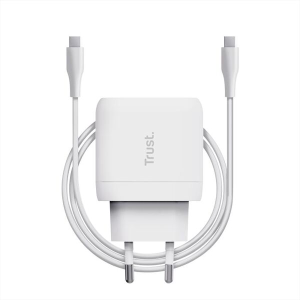 trust caricabatteria usb-c maxo 45w usb-c-white