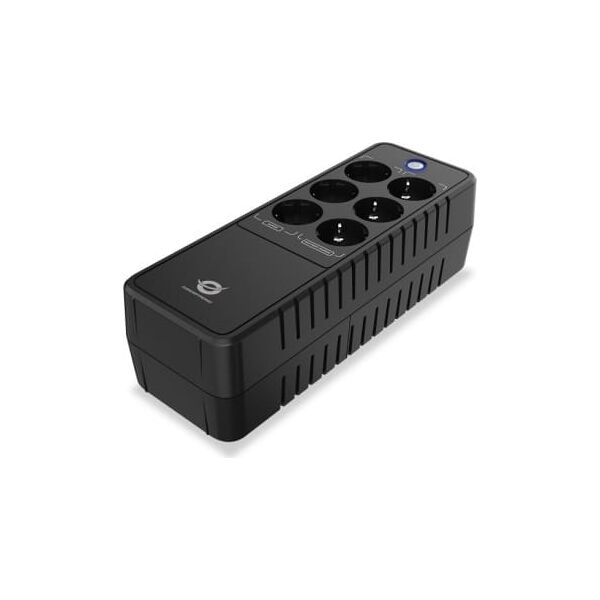 conceptronic zeus 05e gruppo di continuità ups 650 va 360 w 6 prese ac compatta lan rj 49 - 110526103