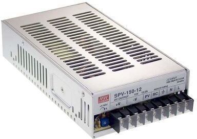 Mean Well Alimentatore switching integrato  , 150W, ingresso 124 → 370 V dc, 88 → 264 V ac,, SPV-150-24RS