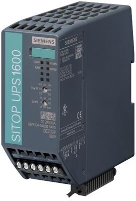 Siemens Alimentatore a montaggio su guida DIN  SITOP UPS1600, 240W, 24V cc max, 10A, 1 uscite, 125 x 50 x 125mm 22, 6EP4134-3AB00-0AY0