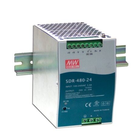MEAN WELL Stromversorgung alimentatore per computer 480 W Metallico (SDR-480P-48)
