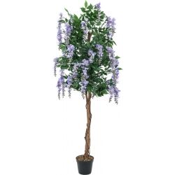 Europalms Wisteria, artificial plant, purple, 150cm TILBUD NU lilla