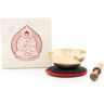 Klangschalen-Center GmbH Klangschalen-Set in Box mini creme mit Buddha