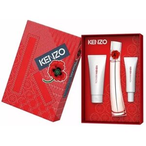 Giftset Kenzo Flower By Kenzo Edp 50ml + Body Lotion 75ml + Hand Cream 20ml