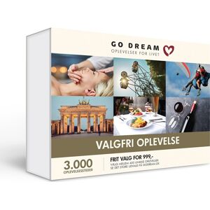 Go Dream Oplevelsesgavekort - Platin, E-Gavekort