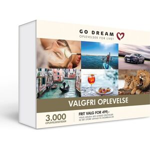 Go Dream Oplevelsesgavekort - Guld, E-Gavekort