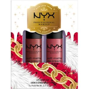NYX Professional Makeup Makeup til læberne Lipgloss X-mas Soft Matte Lip Cream Duo 2 x Liquid Lipstick 8 ml Duo 02