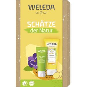 Weleda Ansigtspleje Intensive care Gavesæt Energy & Skin Food Skin Food Light 75 ml + Aroma Shower Energy 200 ml