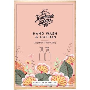 The Handmade Soap Collections Grapefruit & May Chang Gavesæt til håndpleje Hand Wash 300 ml + Hand Lotion 300 ml