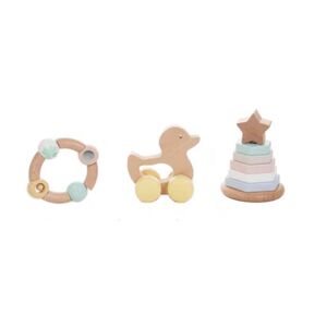 ® Coffret cadeau bébé jouet à empiler bois