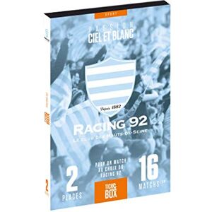 Tick&Box Tick'n Box Coffret Cadeau Divertissement Racing 92 Billets Valables pour Un Match Au Choix Parmi Tous Les Matchs À Domicile (Hors Coupes) - Publicité