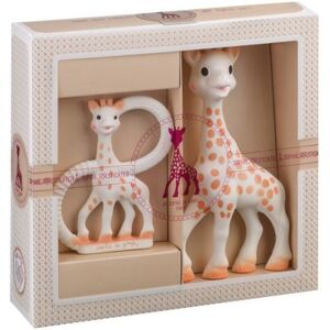 Sophie la girafe Coffret cadeau Sophiesticated hochet + jouet de dentition - Publicité